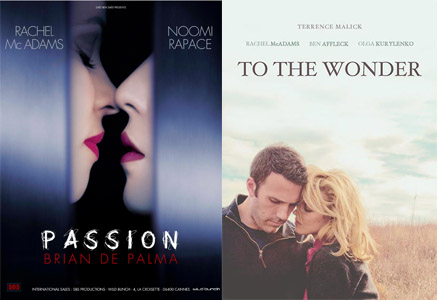 De Palma’s ‘Passion’ and Malick’s ‘To the Wonder’ Picked up for Distribution