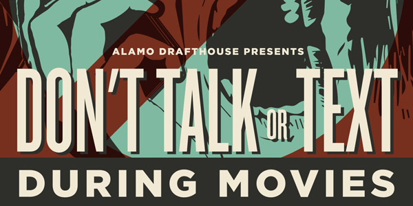 Alamo Drafthouse Presents “No Talking or Texting” Filmmaking Frenzy