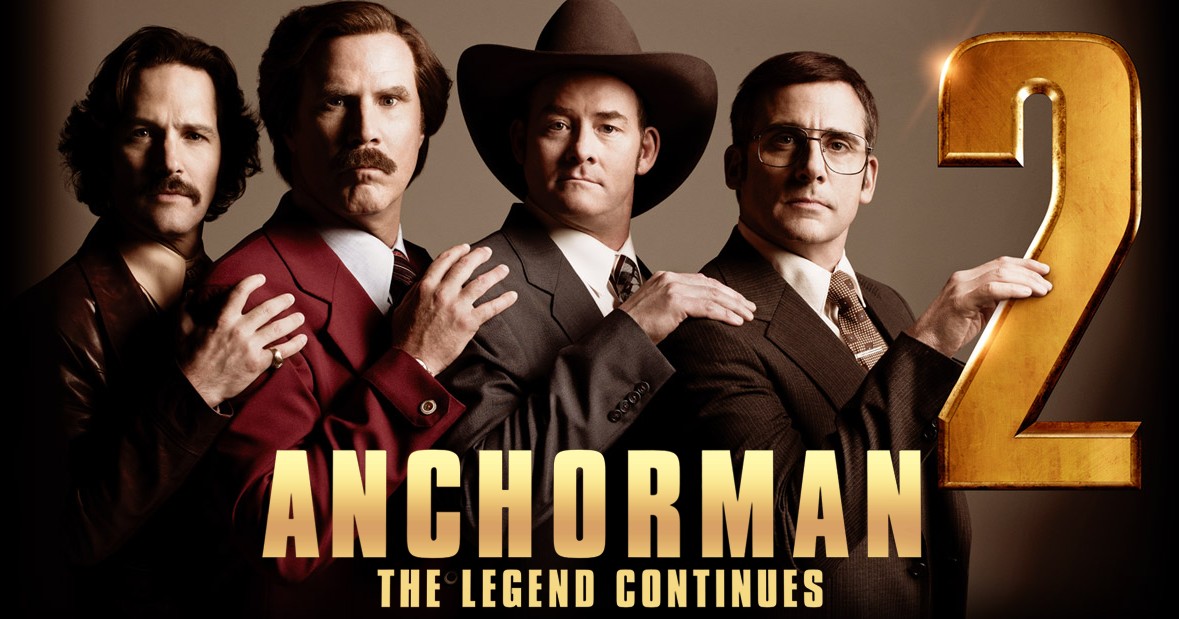 2 New ANCHORMAN 2: THE LEGEND CONTINUES Trailers